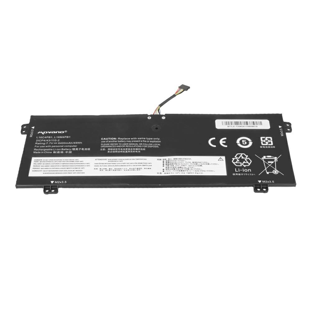 Batería compatible para portátil LENOVO L16C4PB1 7.7V 6400mAh Movano - Imagen 3