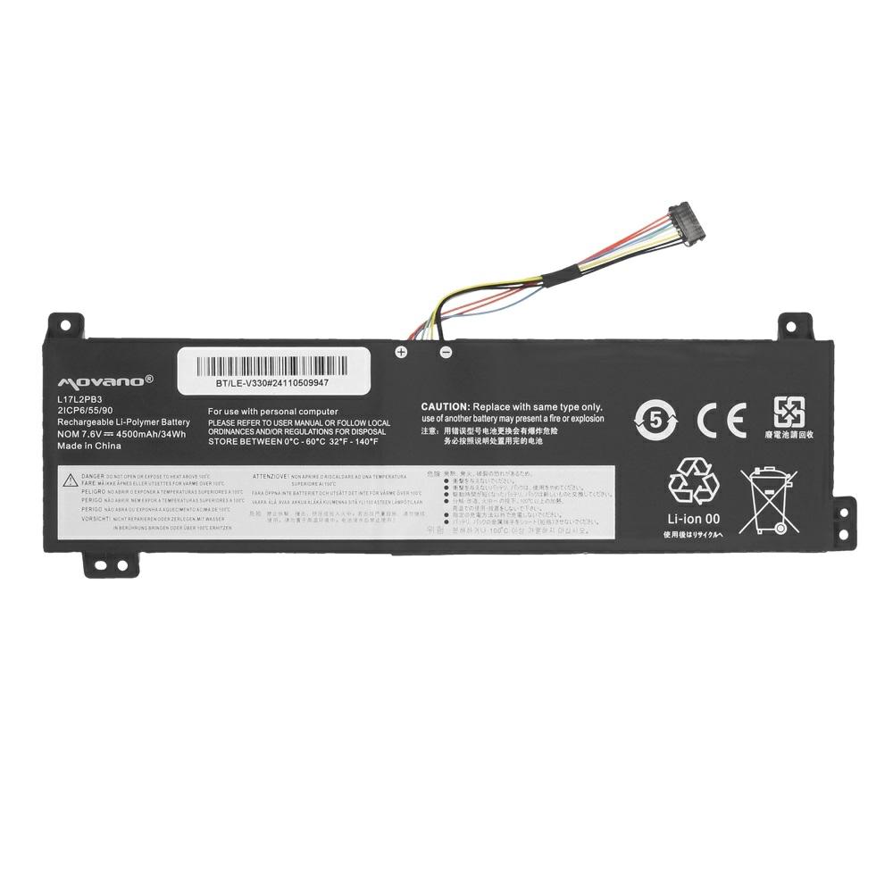 Batería compatible para portátil LENOVO L17C2PB3 7.6V 4500mAh Movano - Imagen 5