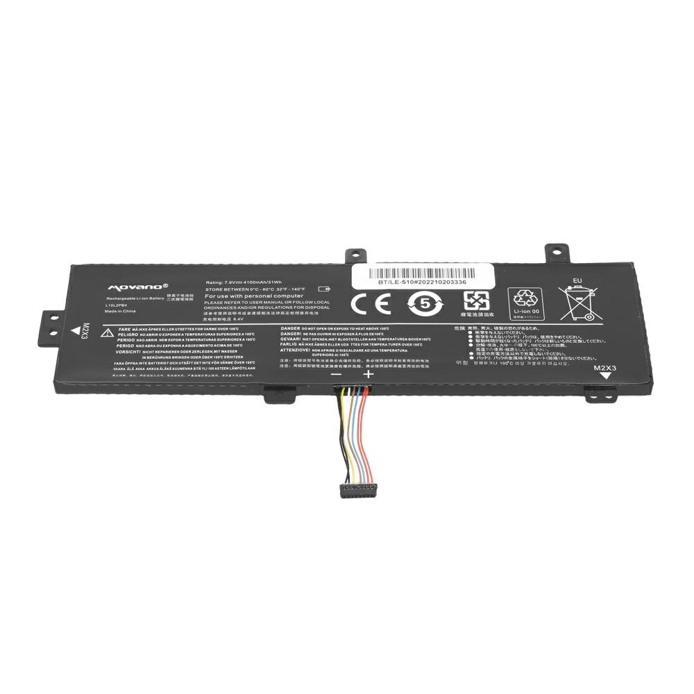Batería compatible para portátil LENOVO L15C2PB3 7.6V 4100mAh Movano - Imagen 3