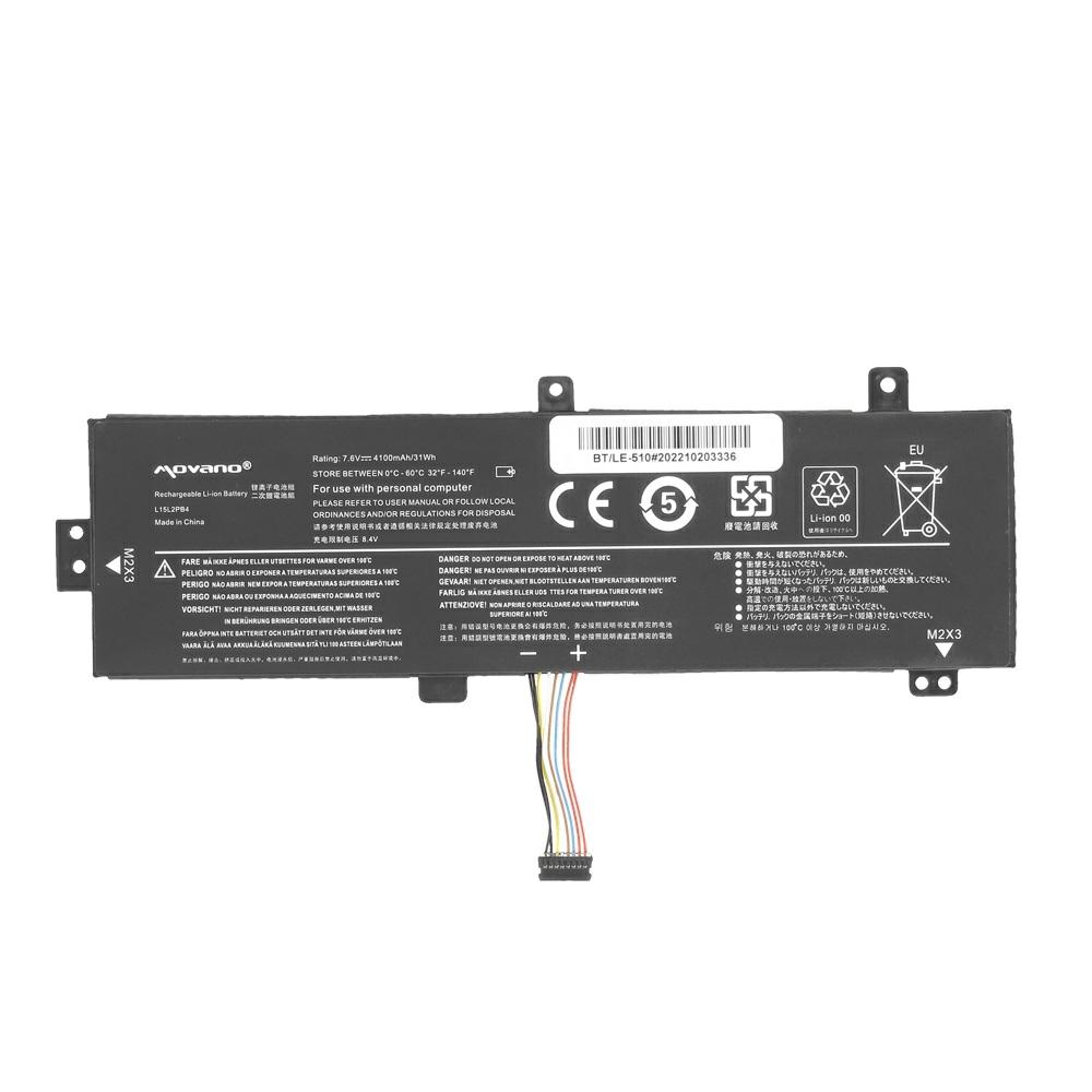 Batería compatible para portátil LENOVO L15C2PB3 7.6V 4100mAh Movano - Imagen 5