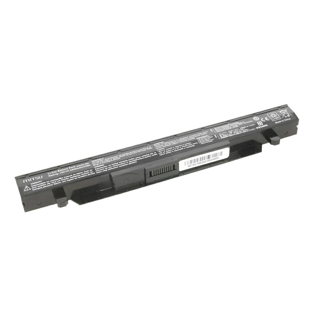 Batería compatible para portátil ASUS A41N1424 15V 2200mAh Mitsu - Imagen 2