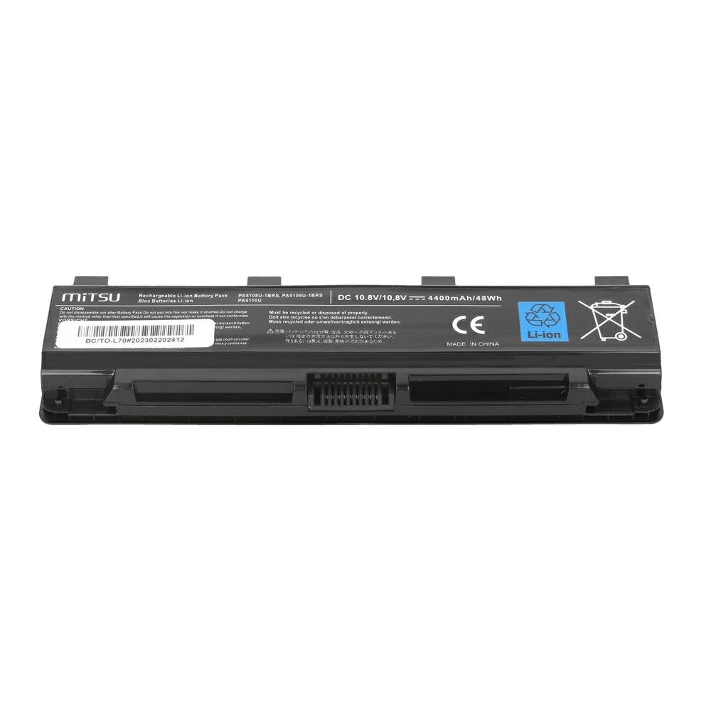 Batería compatible para portátil TOSHIBA PA5108U-1BRS 10.8V 4400mAh Mitsu - Imagen 3