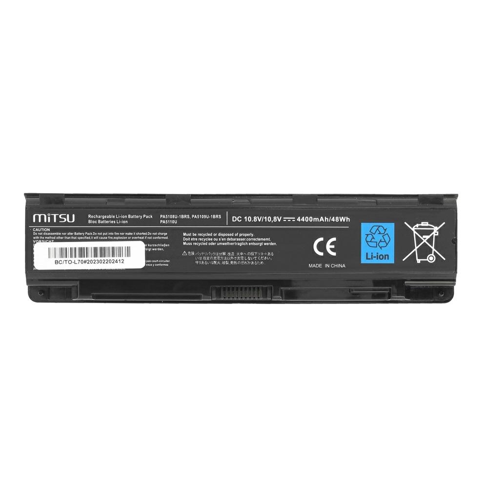Batería compatible para portátil TOSHIBA PA5108U-1BRS 10.8V 4400mAh Mitsu - Imagen 5