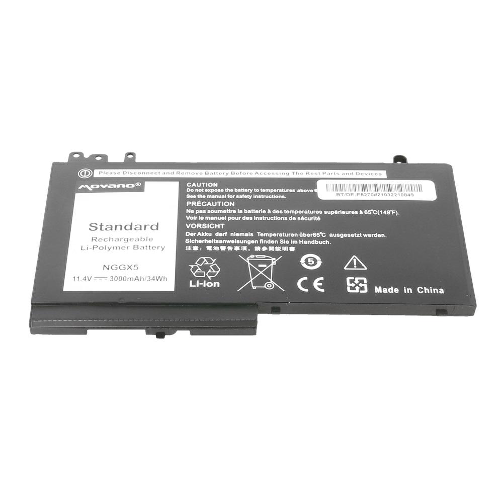Batería compatible para portátil DELL E5270 11.4v 3000 mAh Movano - Imagen 3
