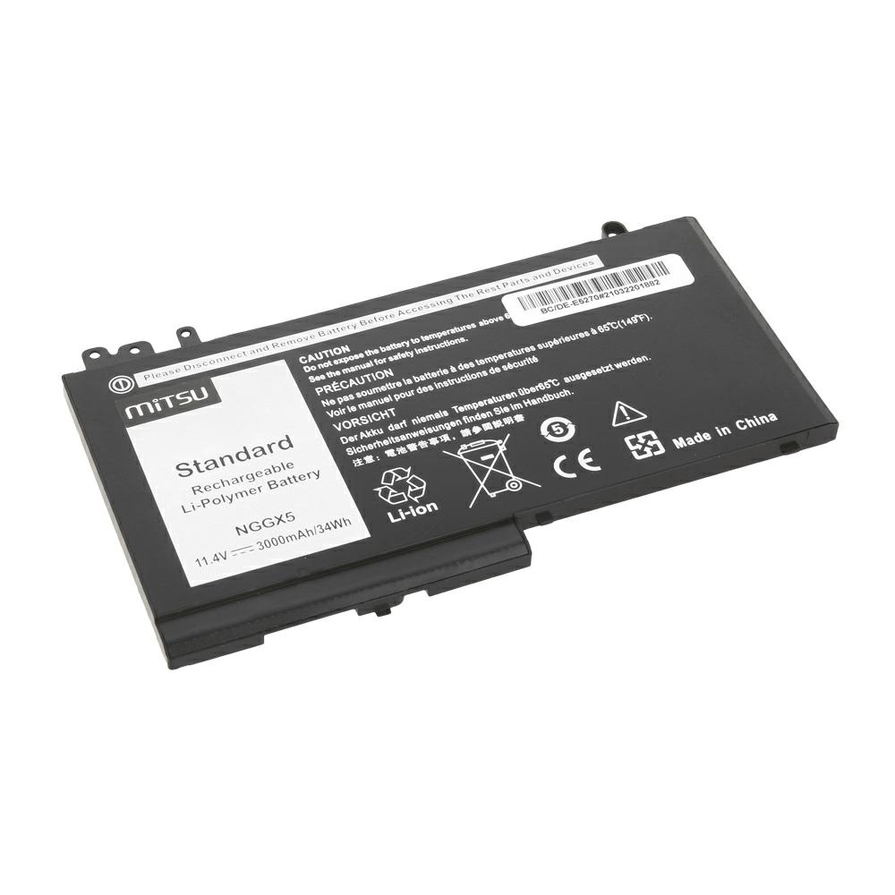 Batería compatible para portátil DELL E5270 11.4v 3000 mAh Mitsu - Imagen 2