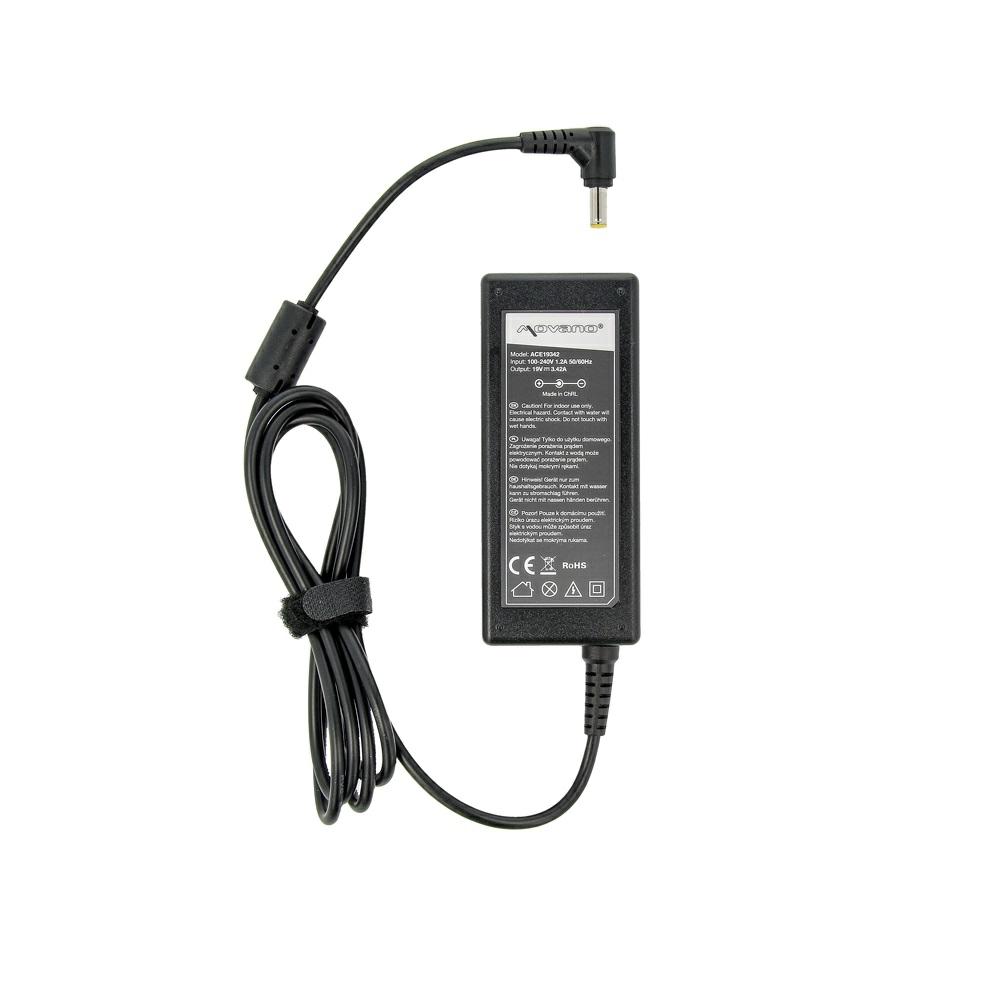 Cargador para portátil Acer / Asus / Toshiba 65W 19V 3.42A 5.5 mm x 1.7 mm Movano - Imagen 5