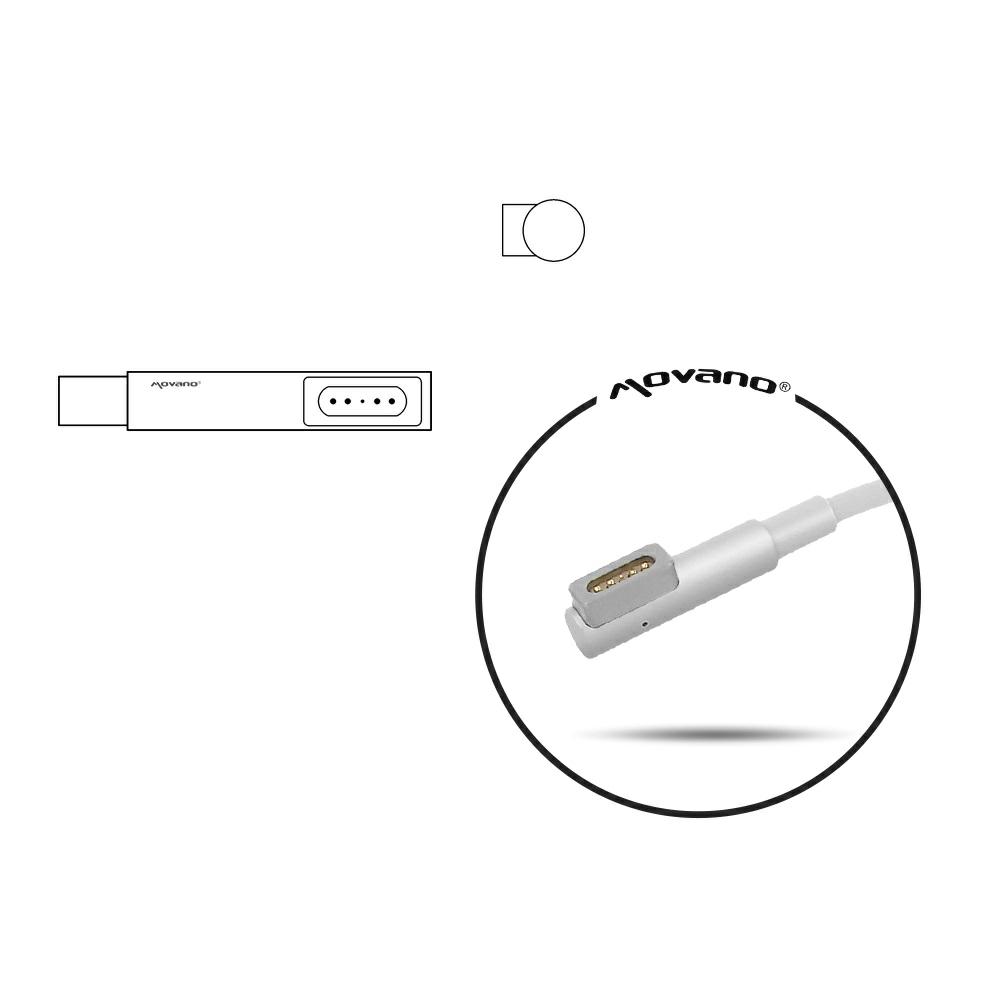 Cargador compatible para portátil APPLE 60W Magsafe 1 Movano - Imagen 6