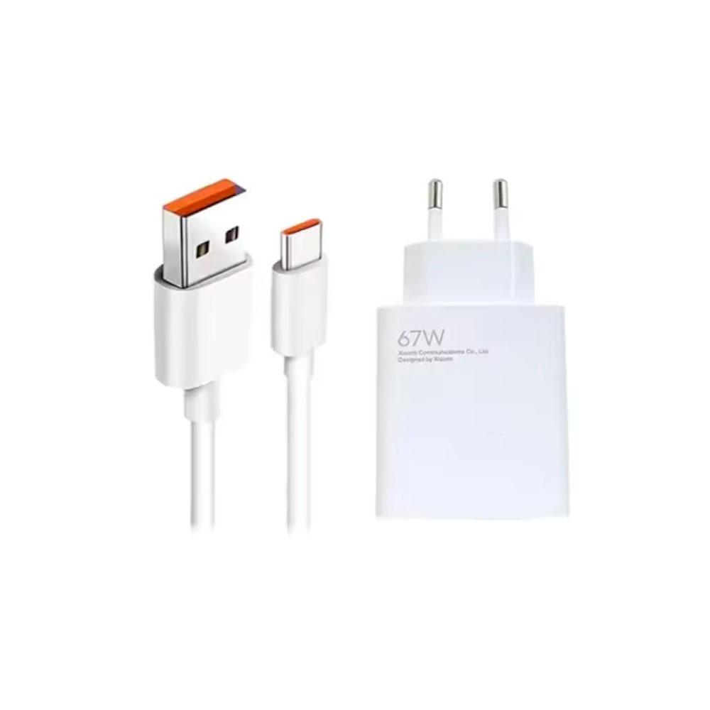 Cargador de red original Xiaomi Type-C + cable / 67w / Blanco / BHR6035EU - Imagen 2