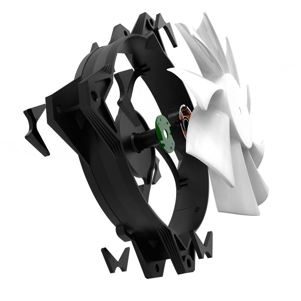 Ventilador Caja Gaming Darkflash CL6M Negro / 120mm - Imagen 2