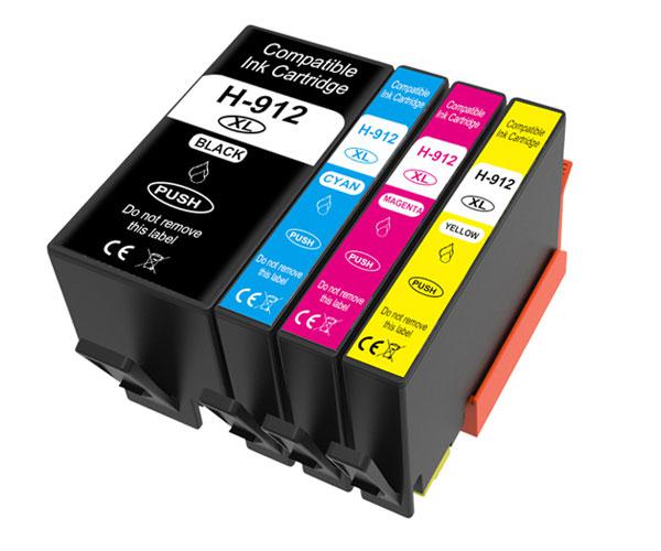 Tinta genérica para HP n912 XL Amarillo / 825 Pag. / 3yl83ae