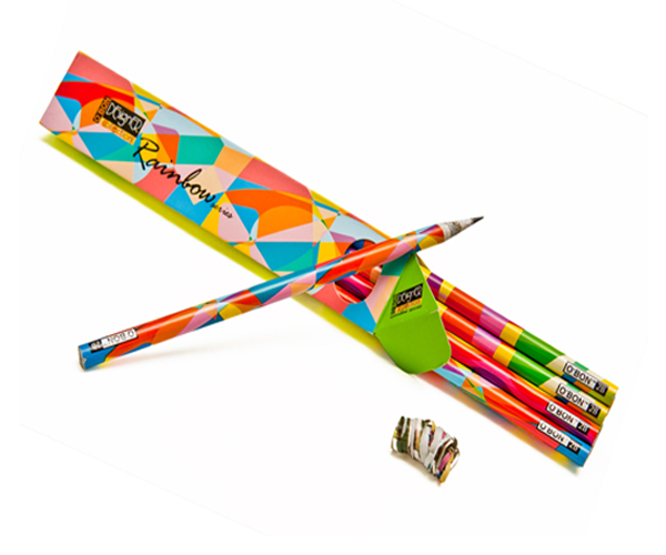 Lapiz OBON Colourful World pack 10 unidades