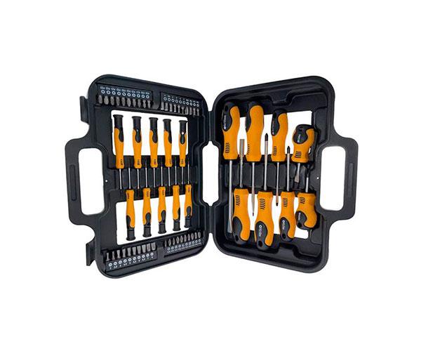 Juego Destornilladores - Puntas Cromad / 58 piezas