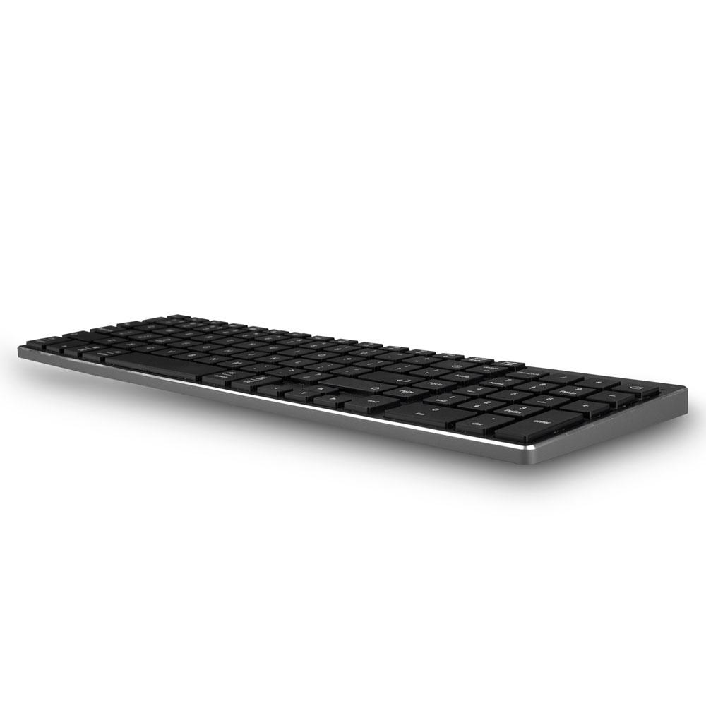 Teclado inalambrico Bluetooth NGS FORTUNE-BT / Multidispositivo / Recargable / Teclas X-Type / Silencioso / Negro - Imagen 3