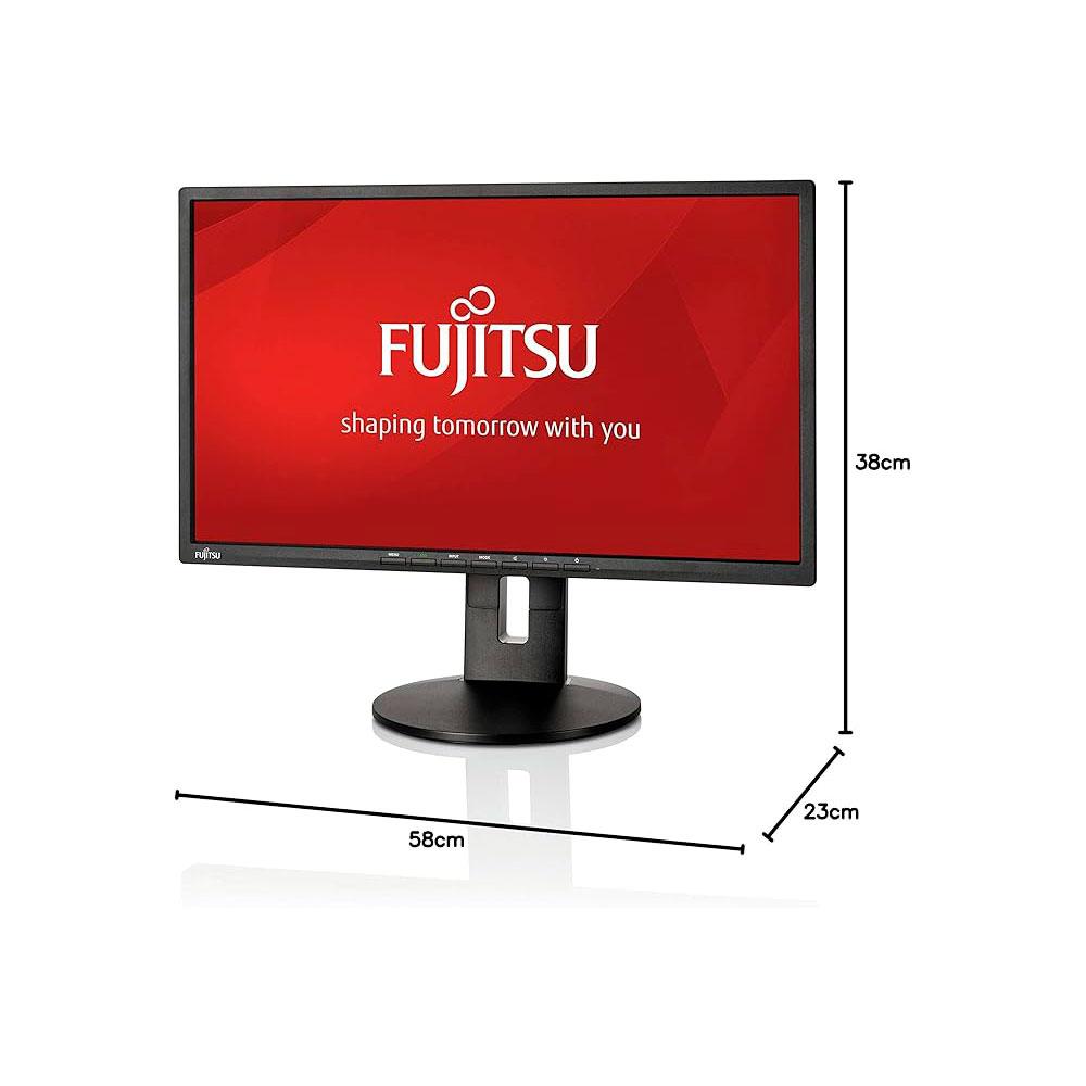 Monitor Reacondicionado LED FUJITSU B22-8 TS PRO 21.5 / VGA-DVI-DP / Negro" - Imagen 3