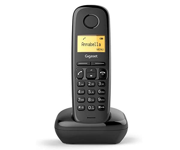 Telefono Inalámbrico Dect Digital Gigaset A170 Negro