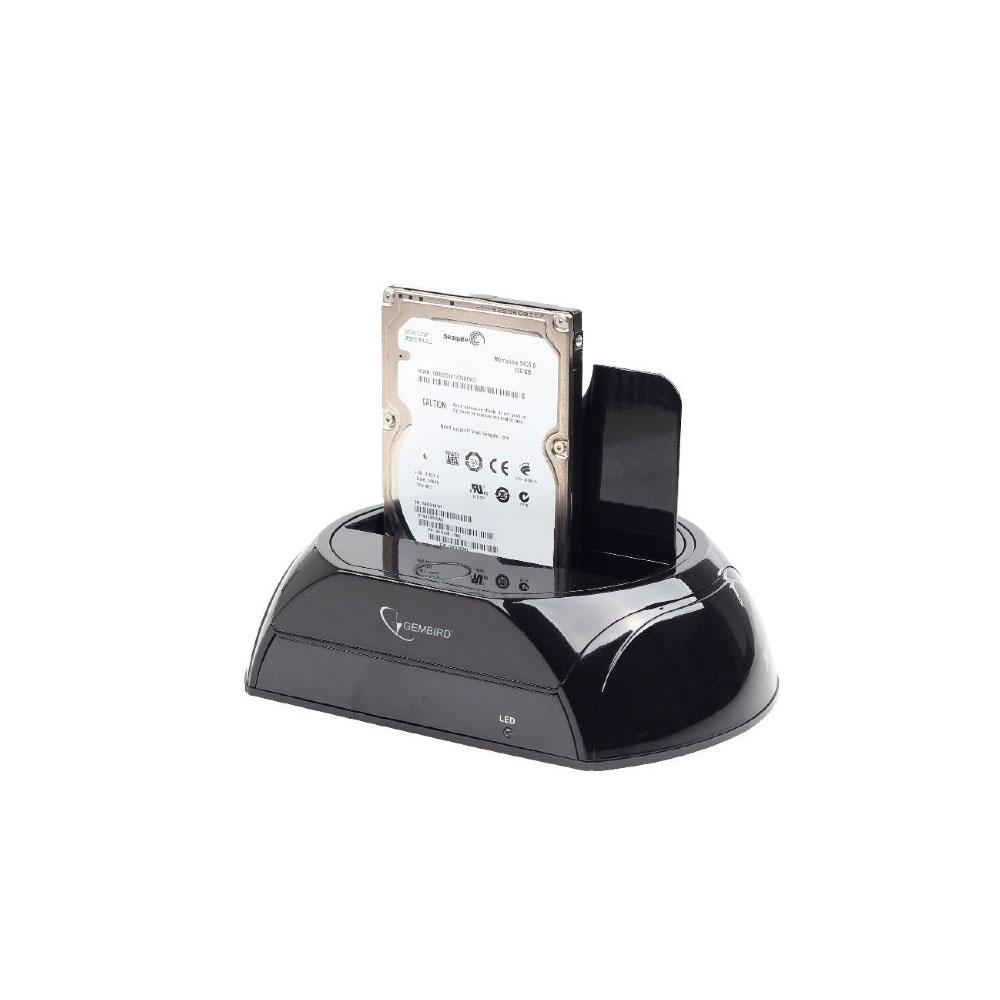 Docking station Gembird Sata 2.5 / 3.5 / HDD - SSD / USB 3.0 / Negro / HD32-U3S-2 - Imagen 2