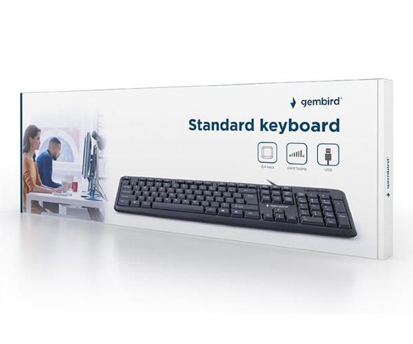 Teclado USb Gembird / 104 Teclas / Negro / KB-U-103-ES - Imagen 4