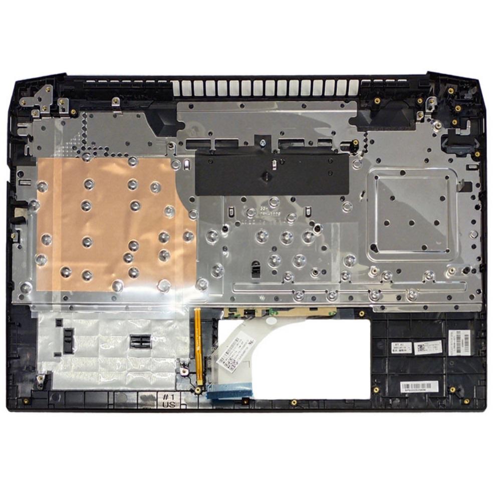 Top case + Teclado compatible para portátil HP 15-EC Negro Retroiluminado - Imagen 2