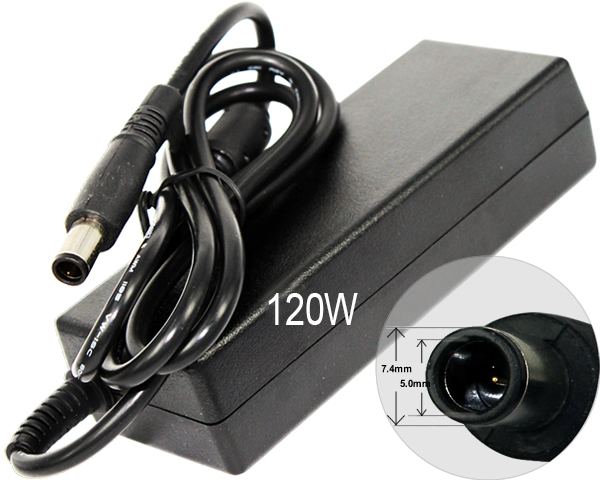 Cargador compatible para portátil HP 120W 18.5V 6.5A 7.4x5.0 mm Dayma