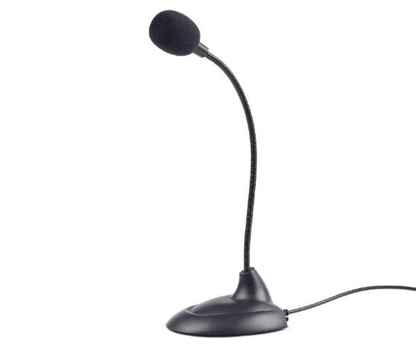 Microfono de sobremesa Gembird / Jack 3.5mm / cable 2m / Negro MIC-205 - Imagen 2