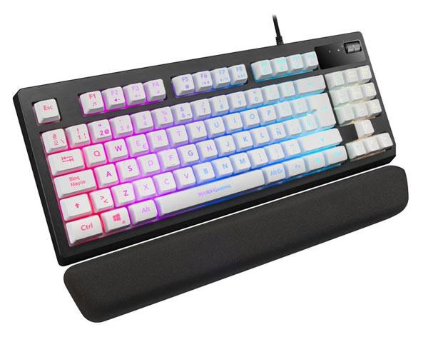 Teclado Mars Gaming Mkax / Compacto TKL / 9 Efectos Rgb / Switch H-Mech / Reposamuñecas Gel / Pc - Consolas / Blanco - Imagen 2