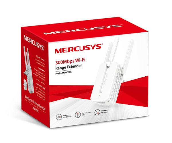 ÷ Repetidor wifi n mercusys mw300re wifi n 300mbps 3 antenas wps - Imagen 4