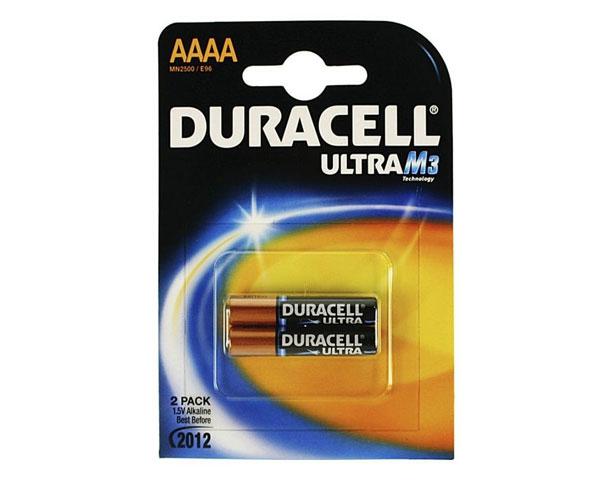 Pilas Duracell Ultra alcalinas AAAA 1.5v (2 unid.) MX2500 / DRB25002