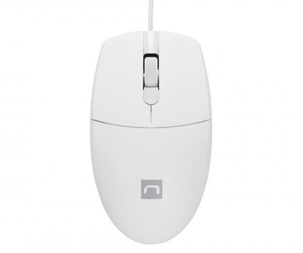 Raton USB Natec Ruff 2 Blanco / 1000 Dpi / Ambidiestro NMY-1988