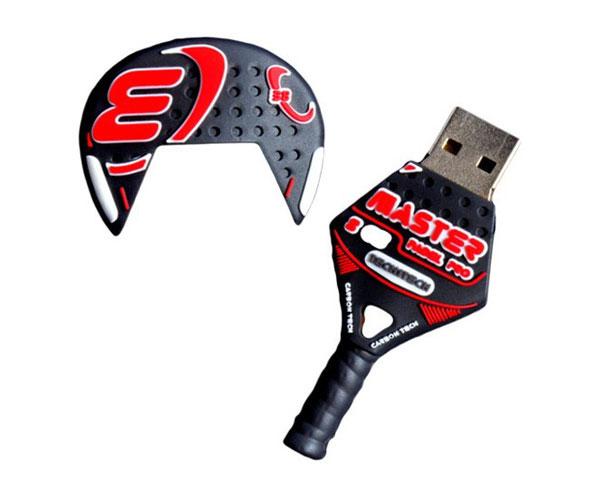 Pendrive Tech One Tech USB 2.0 / 32Gb / Raqueta padel roja / TEC5046-32 - Imagen 2