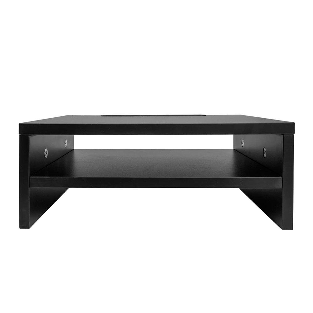 Elevador de monitor de madera Phoenix / 2 Alturas / Gestion de cables / Negro / PHWRAISER2B - Imagen 2