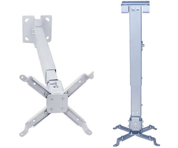 Soporte proyector techo pj2012t-s inclinable plata