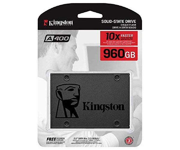 Disco duro 2.5 SSD Kingston 960Gb SSDnow Sata3 / SA400 / SA400S37/960G