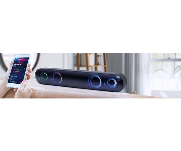 Barra de sonido Bluetooth GMB Audio / 2x5w / Jack 3.5mm / RGB / Mp3 MicroSd - Usb - Aux / SPKBT-BAR400L - Imagen 2