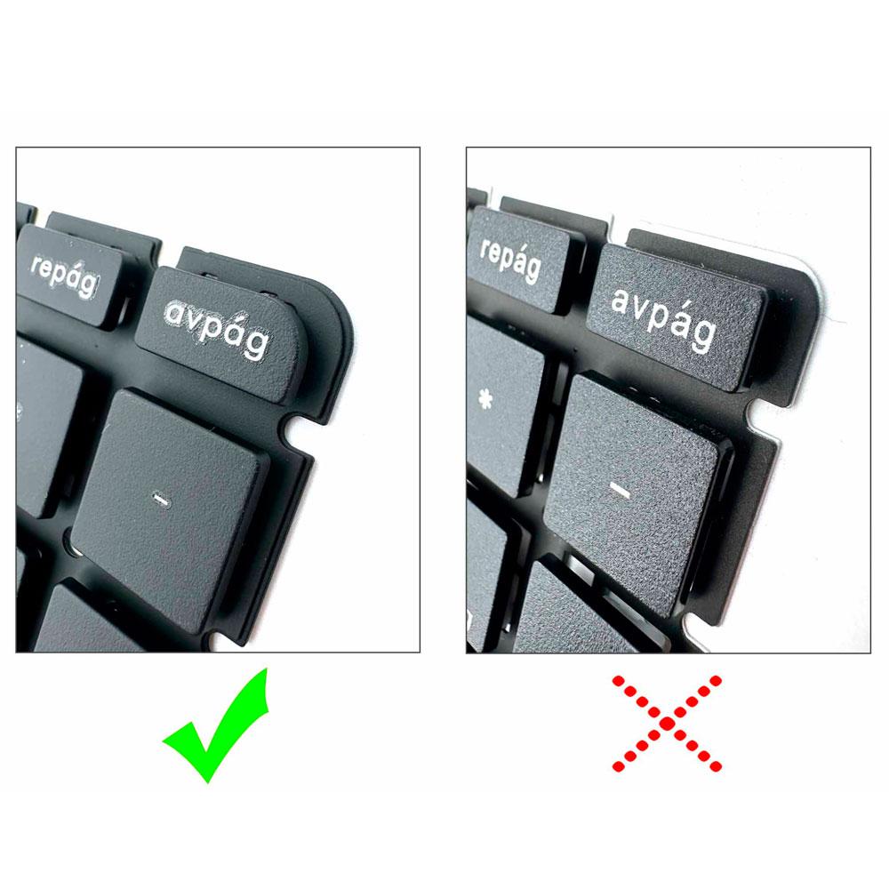 Teclado compatible para portátil HP Pavilion 15-ab / 15-bs / 15q-bd / 15-cc / 809031-071 / Teclas redondas / Intro grande / Negro - Imagen 2