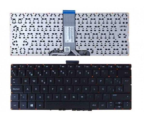 Teclado compatible para portátil HP Pavilion X360 11-K / X360 11T-K / X360 13-U / Intro grande / Negro