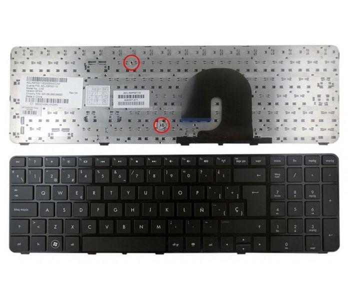 Teclado compatible para portátil HP dv7-4000 con marco