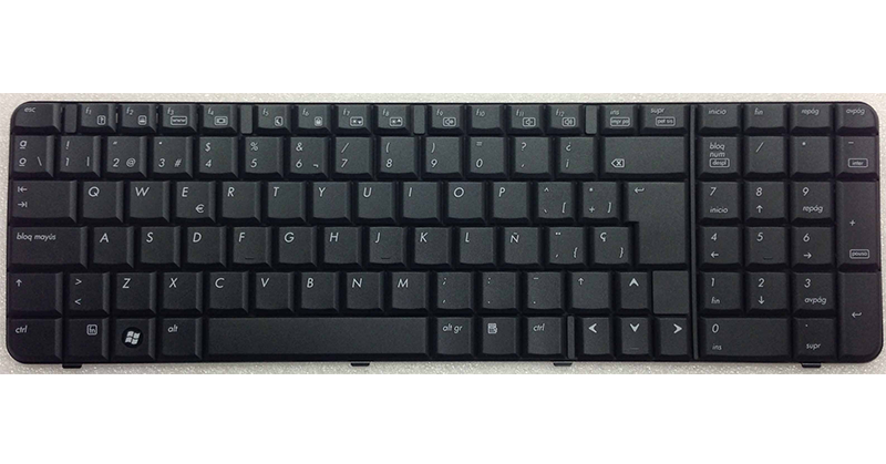 Teclado compatible para portátil HP 6820 / 6820s negro