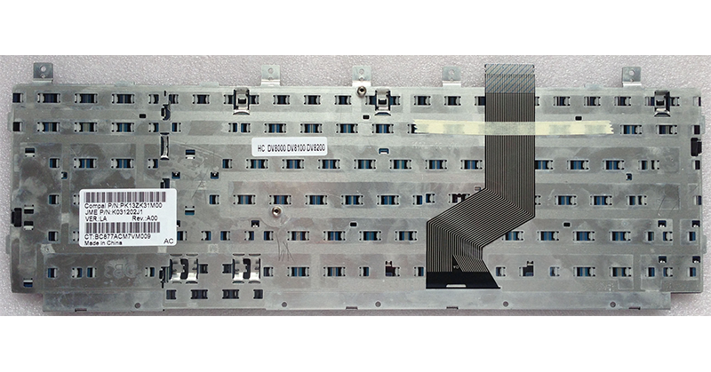 Teclado compatible para portátil HP dv8000 negro - Imagen 2