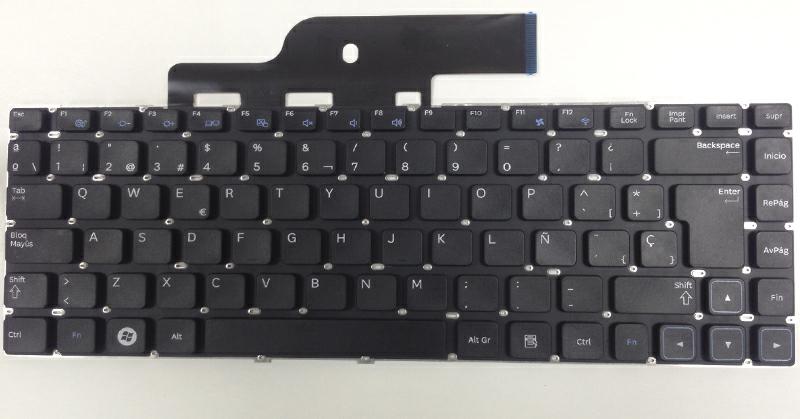 Teclado compatible para portátil SAMSUNG np300 / np300e5a / np300v5a negro
