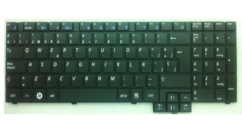 Teclado compatible para portátil SAMSUNG R528 / r530 / r540 / rv510 / r620 / r719 / p580