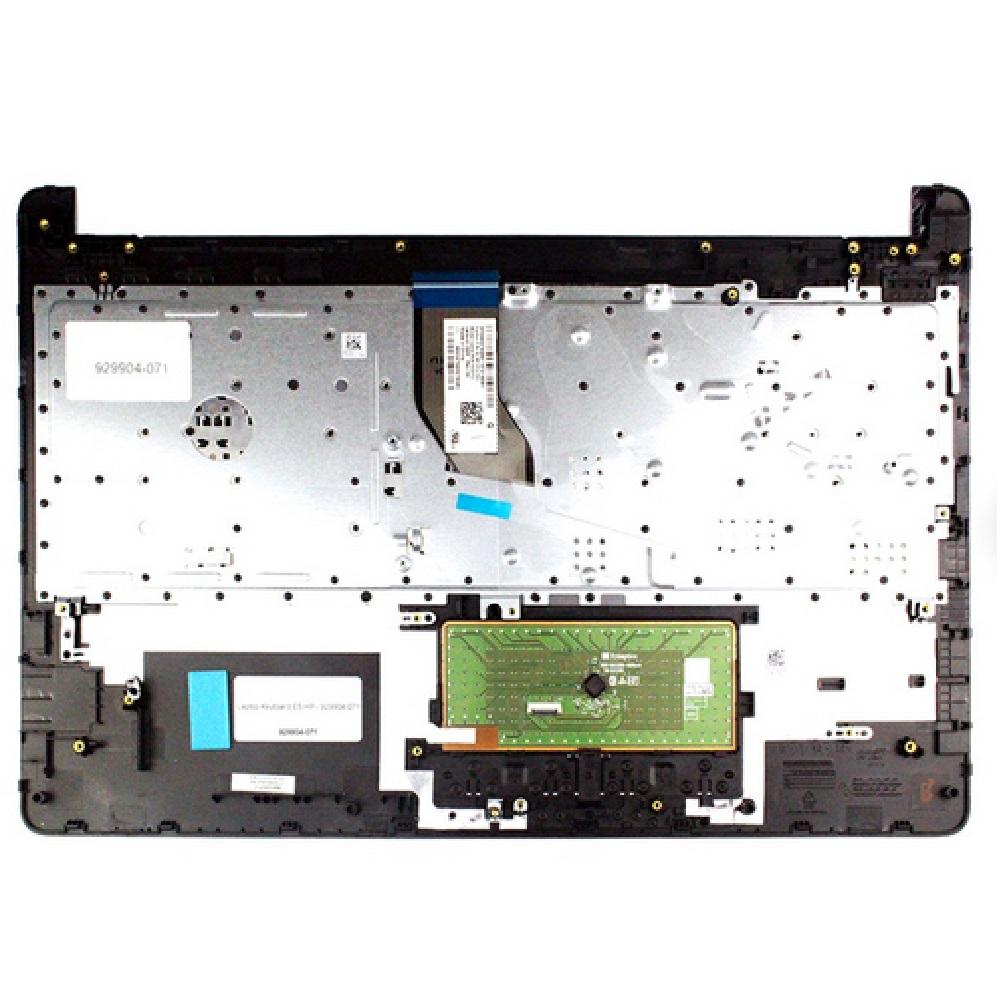 Top case + Teclado compatible para portátil HP 15-BS / 15-BW Plata/negro - Imagen 2