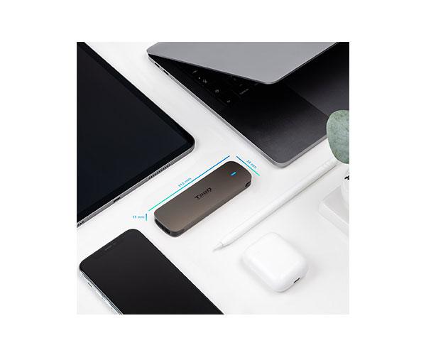 Caja externa SSD M.2 NGFF Type-C 3.1 Gen1 / Tooq / Aluminio / Marrón / TQE-2202BR - Imagen 5