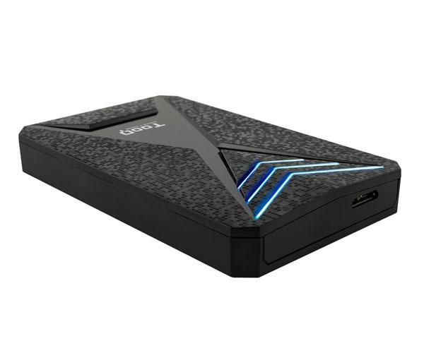 Caja externa Gaming 2.5 USB 3.0/3.1 Gen 1/ Sata / Tooq / 9.5mm / Leds Azul / TQE-2550BL