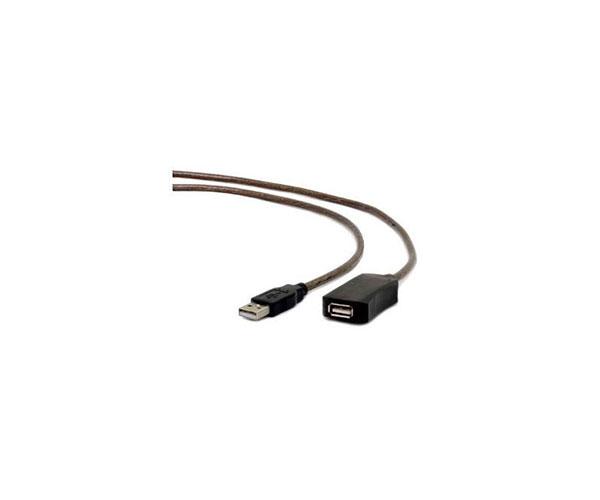 Cable USB amplificador activo USB 2.0 M/H / 5 metros / Cablexpert UAE-01-5M