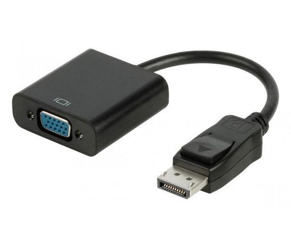 Adaptador DisplayPort a VGA Tipo B / Negro / Cablexpert A-DPM-VGAF-02