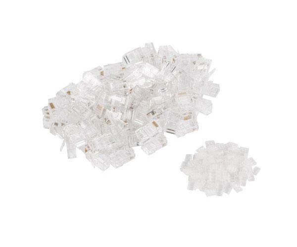 Conector RJ45 8 hilos cat.6e Utp con guia (pack 100 uds) Lanberg Plu-6000 - Imagen 2